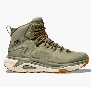HOKA One One Mens Kaha 3 GTX Hiking Boot Sea Moss/Oat Milk Size 15D